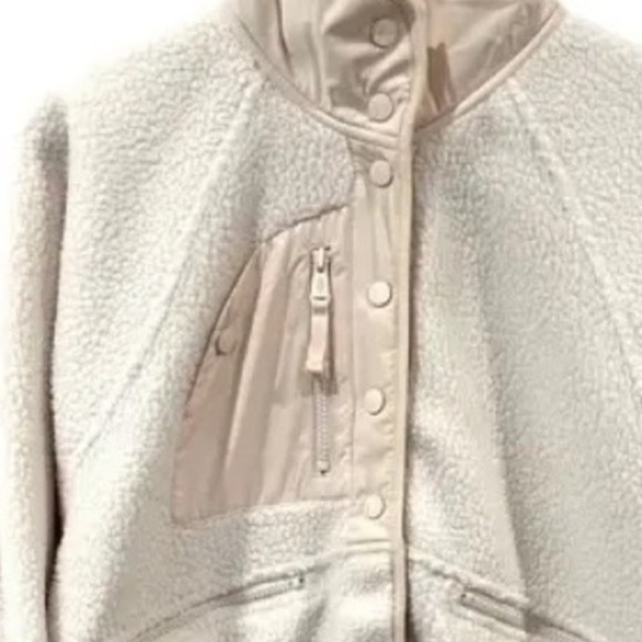 Free People Movement X Hatch Hit The Slopes Jacket Fleece Canvas NEW OB1988021 - Picture 5 of 14